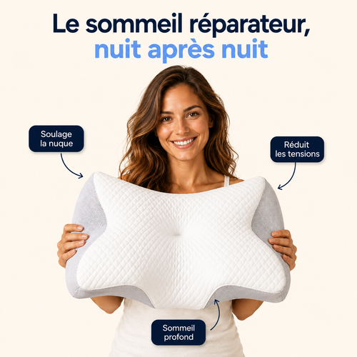 Novac Align™ L'oreiller ergonomique pour de meilleures nuits
