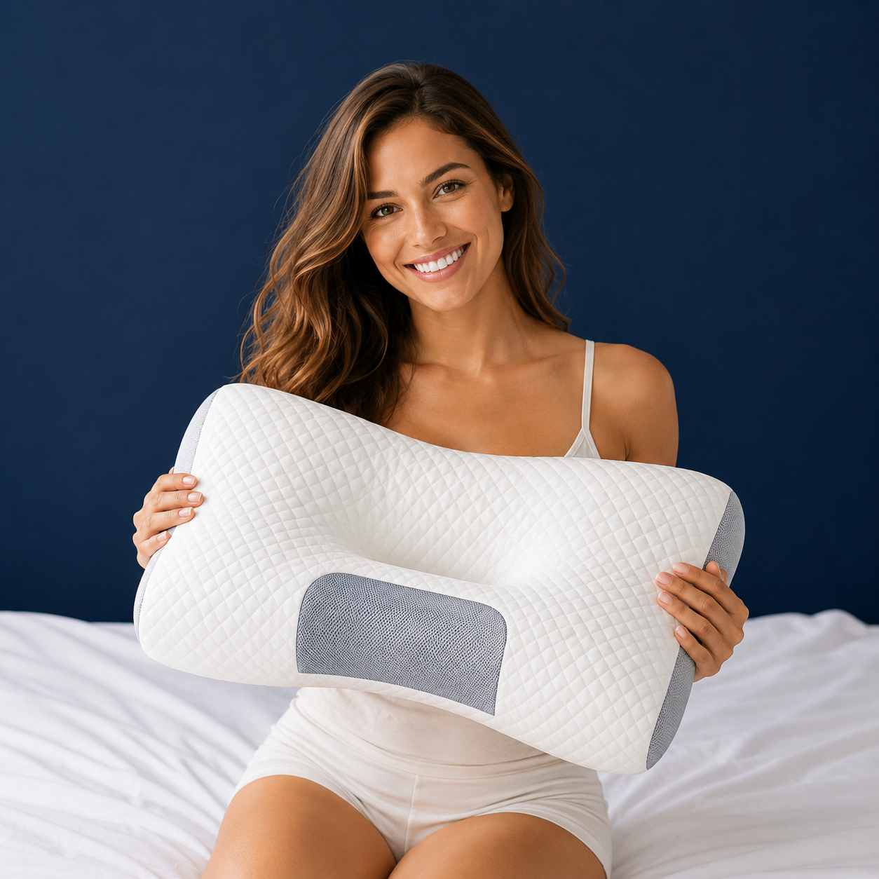 Novac Knit™ L'oreiller ergonomique en tissu extensible